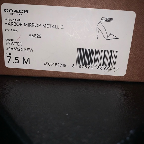 Coach Matt metal color - Picture 5 of 6
